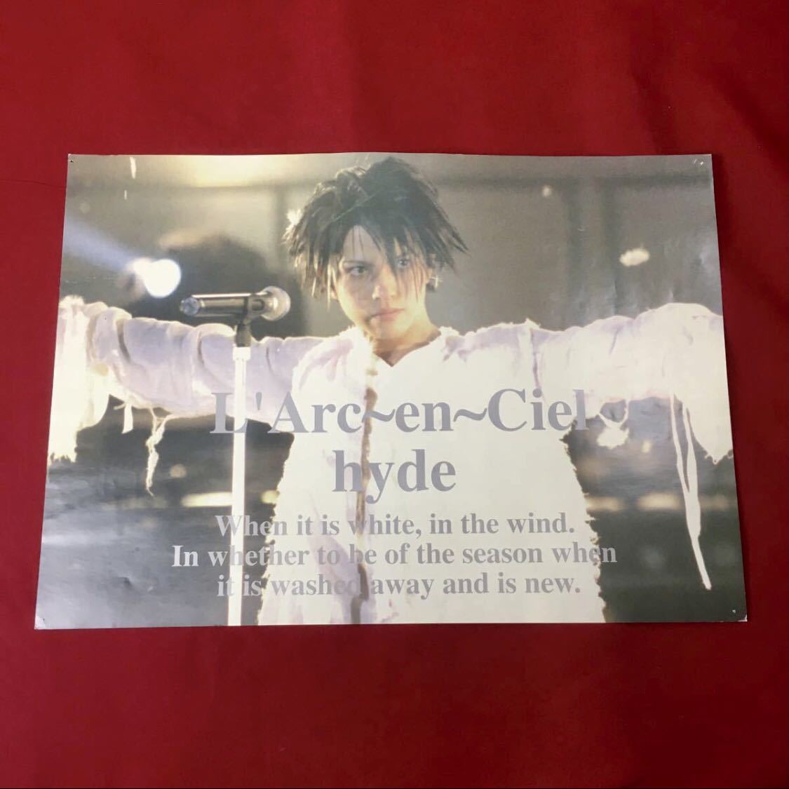 非売品★L’Arc～en～Ciel A2判オフィシャル ライブ ポスター集 50枚セット「LIGHT MY FIRE」★ラルクアンシエル hyde/ハートに火をつけろ!_画像3