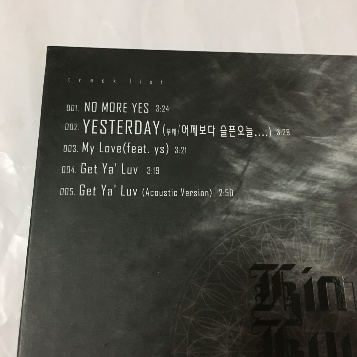 送料込み　SS501　キム・キュジョン　Kim Kyu Jong　CD　THE FIRST MINI ALBUM　☆TURN ME ON☆　5曲　韓国盤　1st　ソロ　K-POP