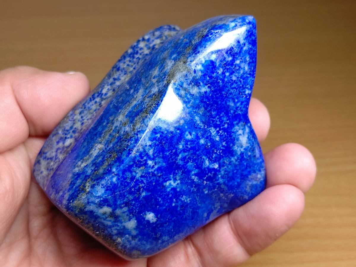 鮮青・310g】 ラピスラズリ 原石 宝石 ジュエリー 誕生石 鑑賞石 自然