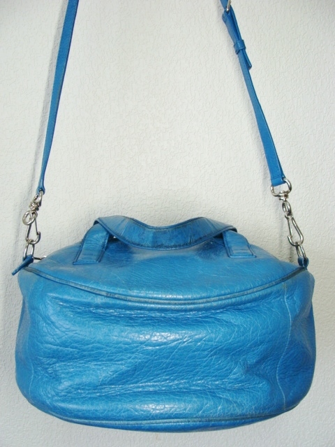 BALENCIAGA バレンシアガ ◇ Air Hobo 466844 エア ホーボー ドラム 筒型 2WAY レザー 皮 革 ハンド ショルダー バッグ 鞄