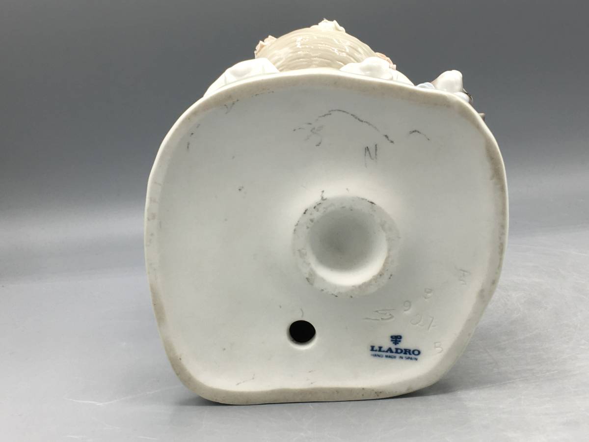 リヤドロ LLADRO 陶器人形 犬 少女 花咲く季節に フィギュリン スペイン製 陶器 置物 リアドロ