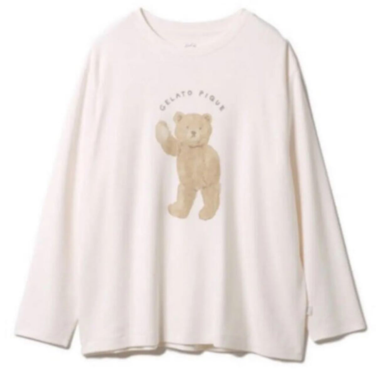 ジェラートピケ ベアワンポイントプルオーバー くま Tシャツと ジェラートピケ ベアワンポイントプルオーバー くま Tシャツと
