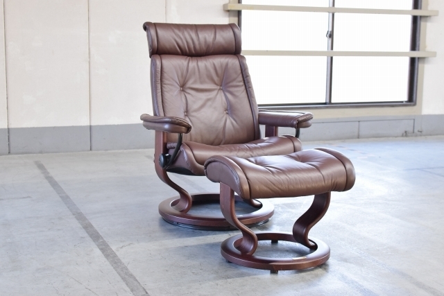 EKORNES「プリンス」北欧ノルウェー 本革 ストレスレスチェア