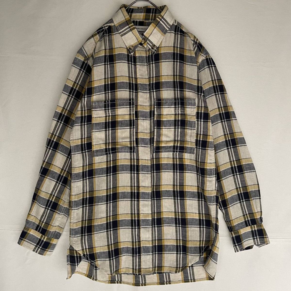 ISABEL MARANT ETOILE ILARIA コットン チェックシャツ トップス