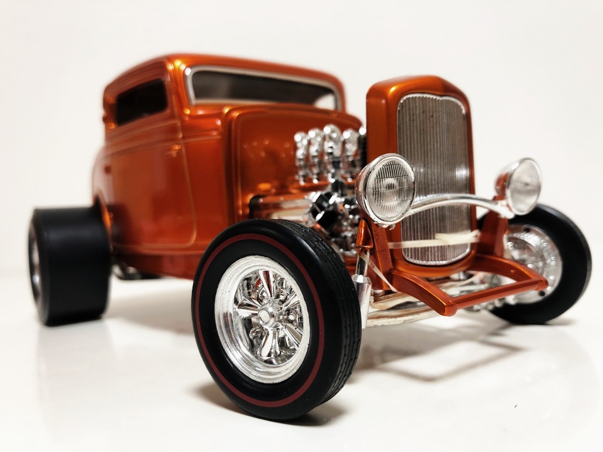 HotWheelsホットウィール/'32 Fordフォード Coupeクーペ オレンジ 