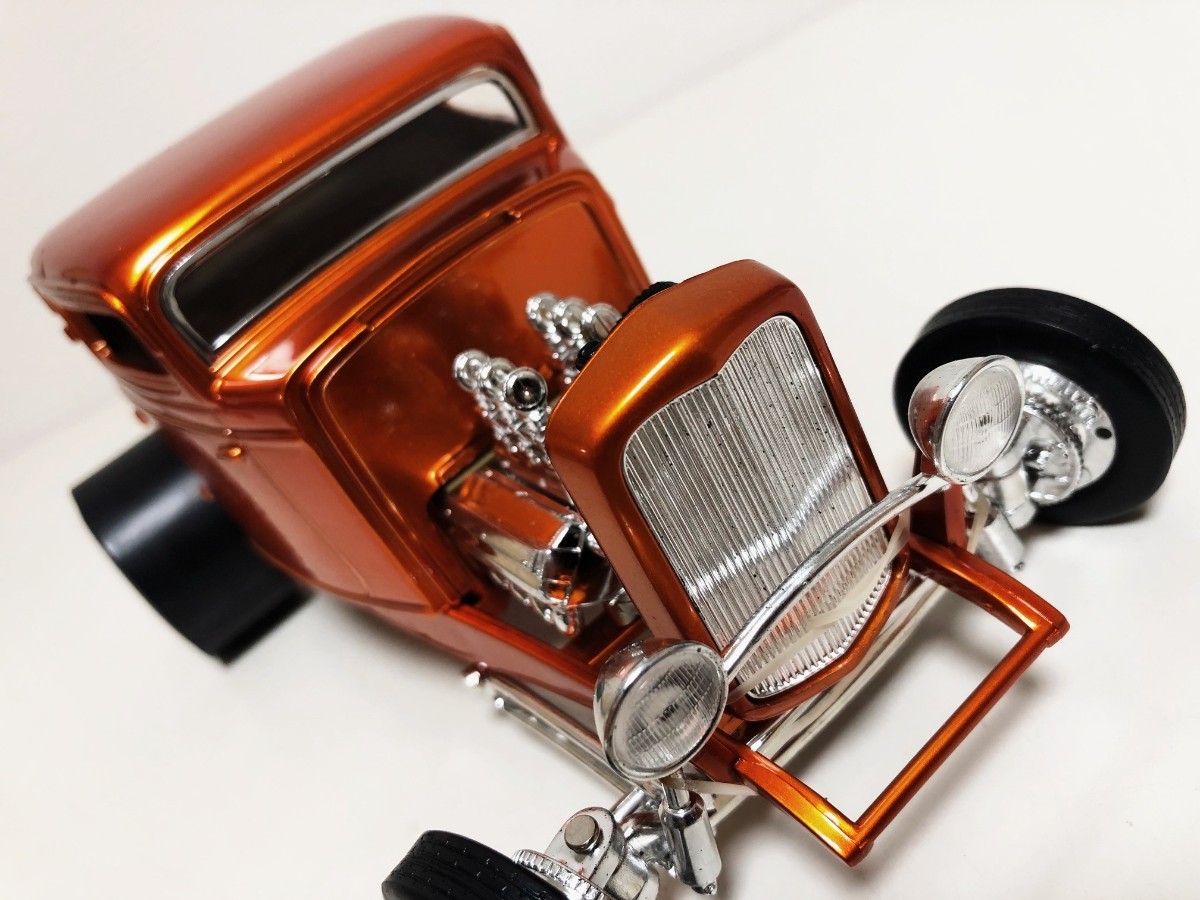 HotWheelsホットウィール/'32 Fordフォード Coupeクーペ オレンジ Hotrodホットロッド 1/18 絶版