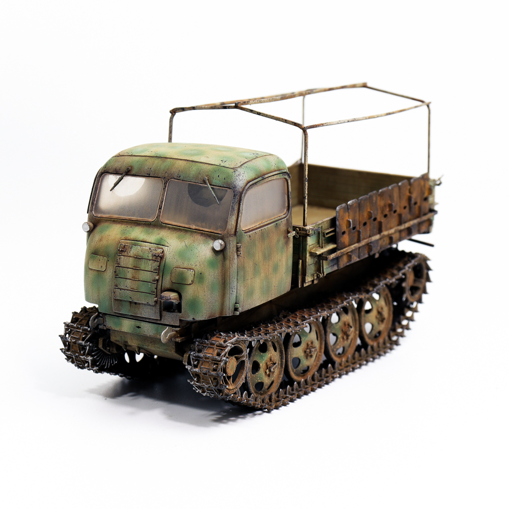 1/35 ドイツ軍ラウペンシュレッパー完成品 Yahoo!オークション - 【完成品】1/35 1/35 ドイツ軍