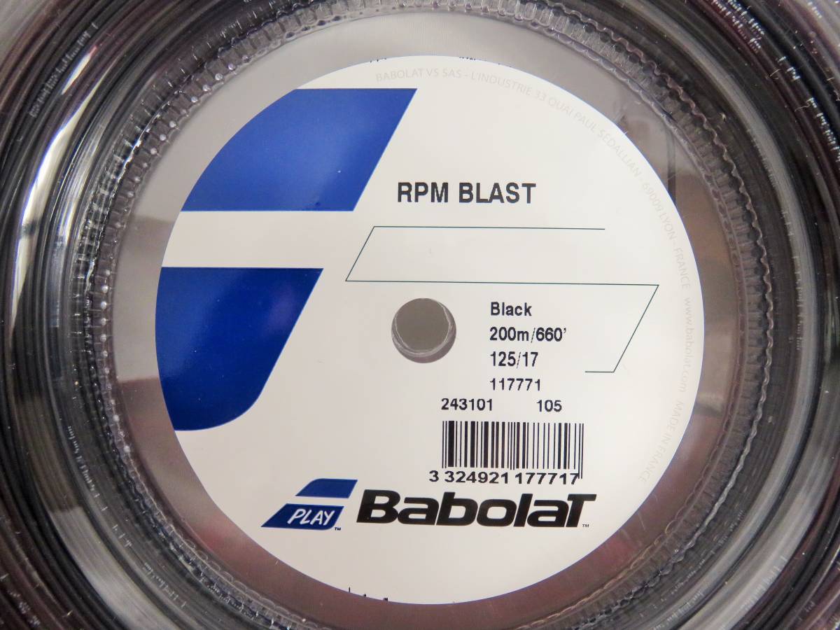 最大15%OFFクーポン バボラ 未使用 ブラスト1.30/200m Blast RPM ...