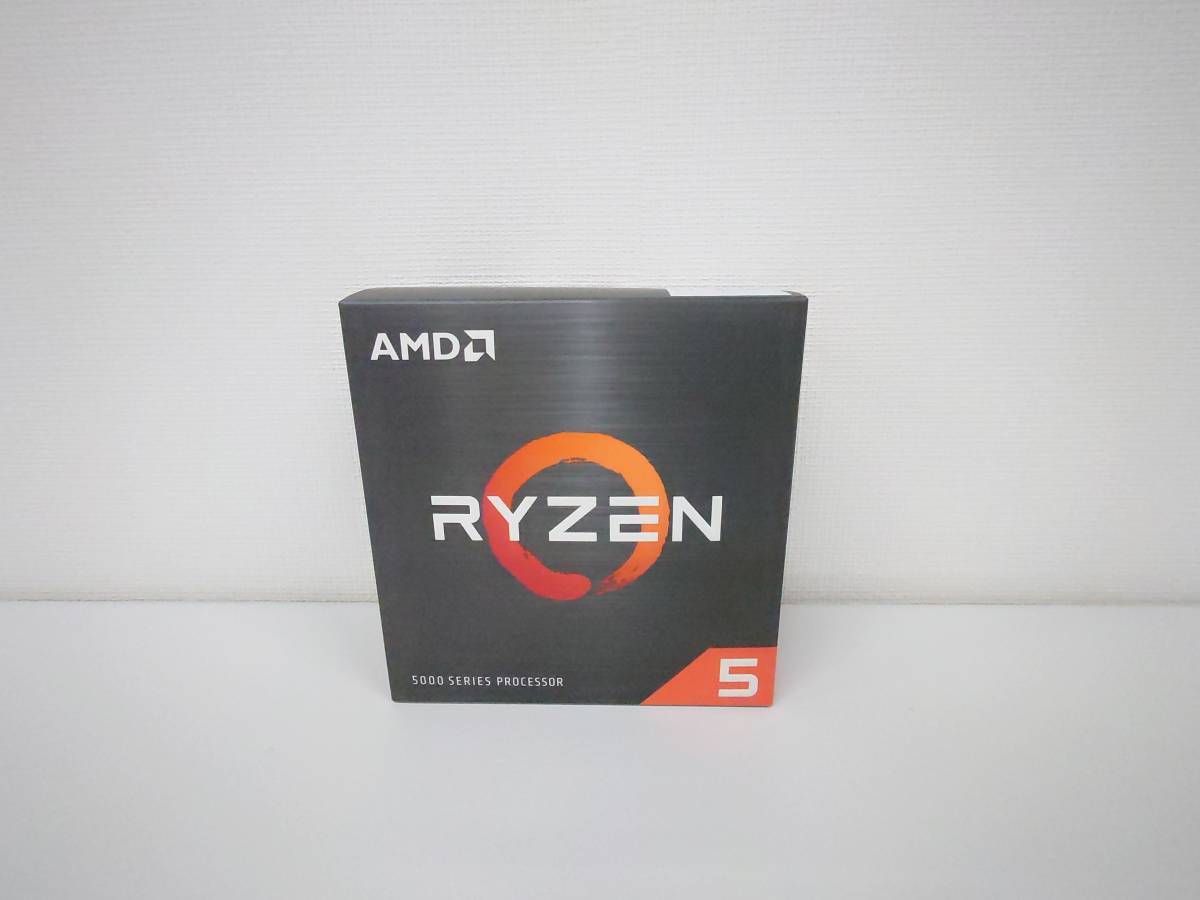未使用】AMD Ryzen5 5600X with Wraith Stealth cooler 3.7GHz 6コア