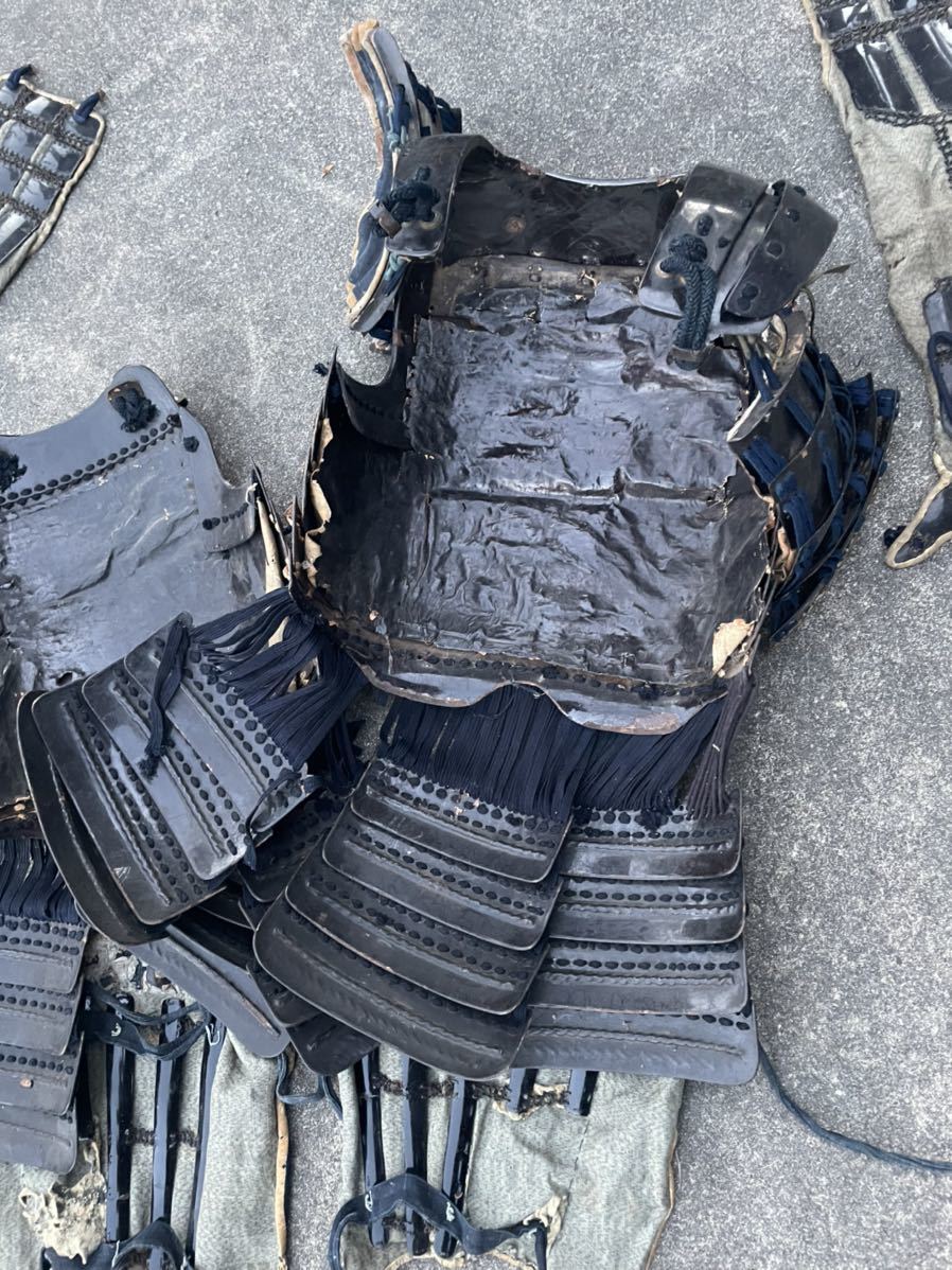 当世具足 鎧 甲冑 等身大 甲冑一式 畳兜 金塗 7
