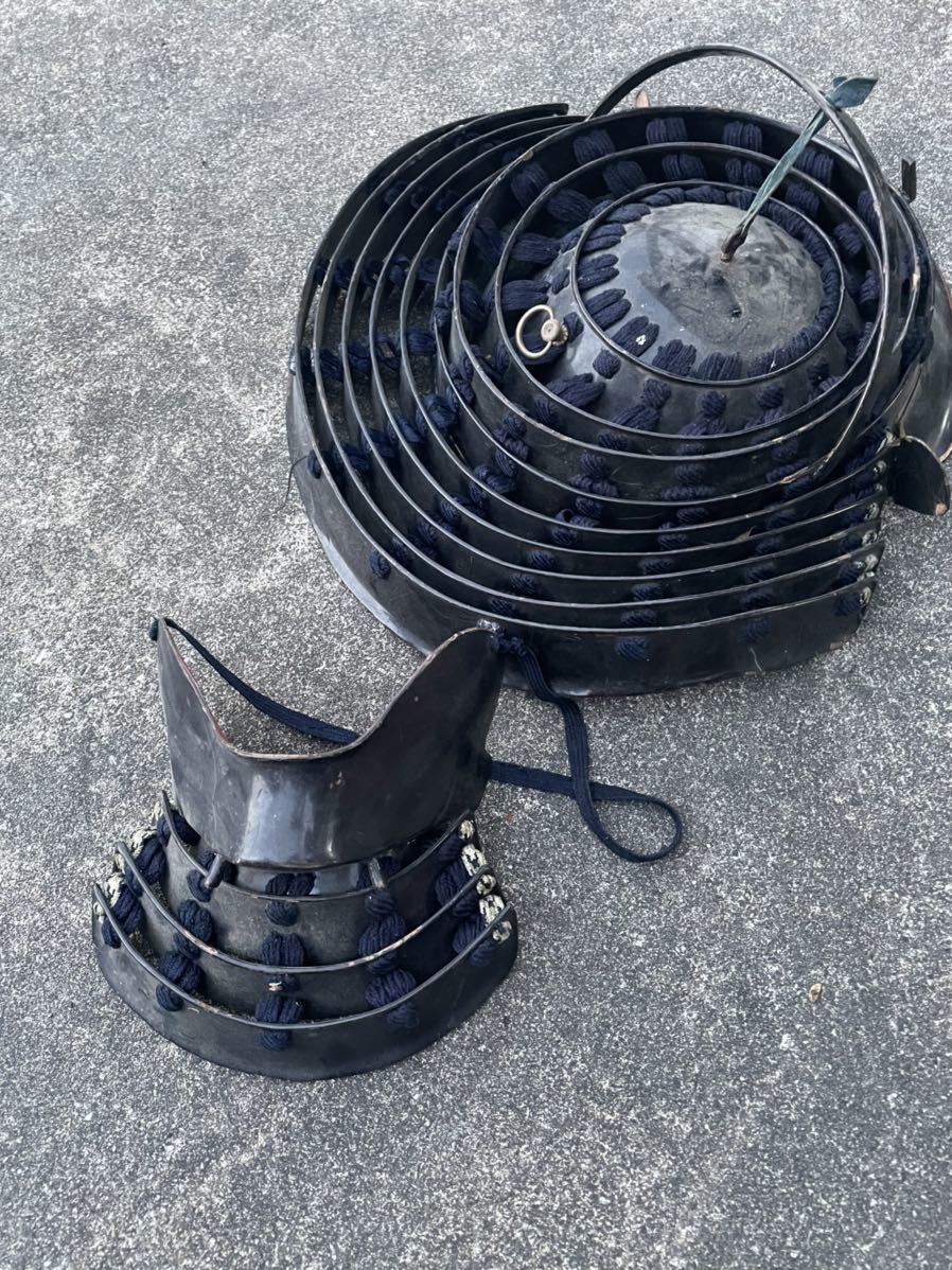 当世具足 鎧 甲冑 等身大 甲冑一式 畳兜 金塗 8