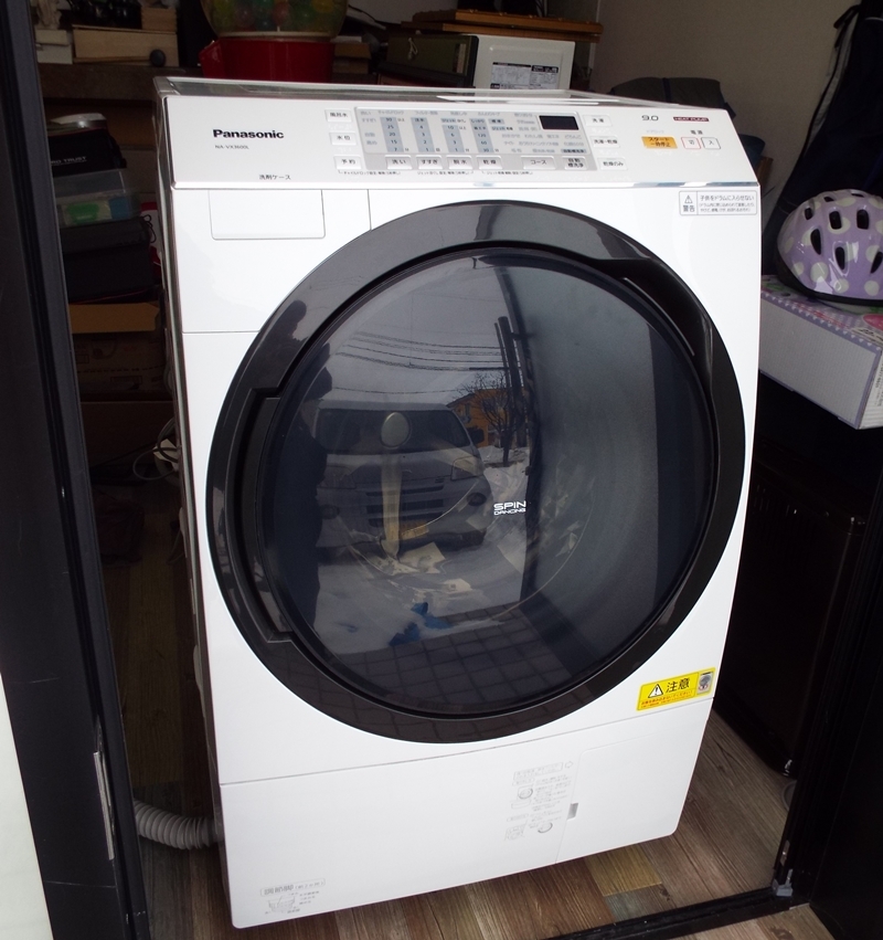 超人気新品 良品 ドラム洗濯機 2015年製 9Kg NA-VX3600L ドラム式洗濯乾燥機 パナソニック Panasonic - ドラム式
