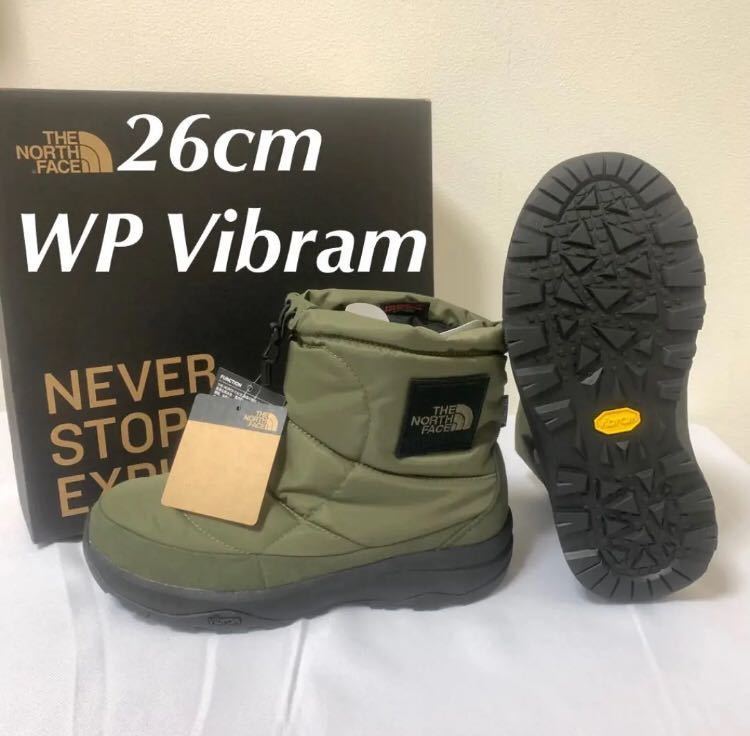 26cm 21AW 新品 ヌプシブーティ WP ロゴ ショートビブラム 防水