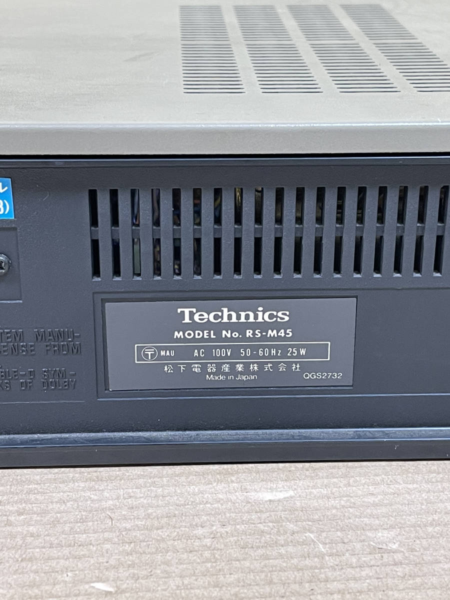 Technics テクニクス RS-M02 カセットデッキ 売り出し値下 家電