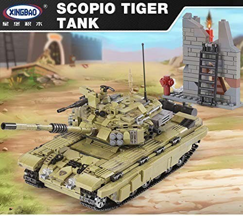返品不可 送料無料 税込 Lego レゴ 互換 Xingbao 1386ピース スコーピオン タイガータンク 戦車 説明追記 おもちゃ ゲーム ブロック 積木 Roe Solca Ec