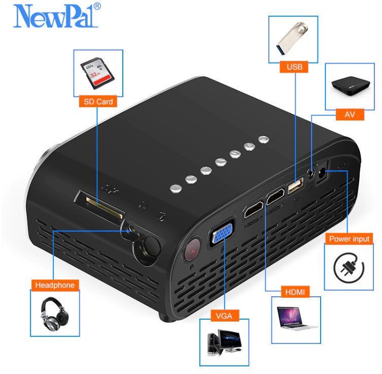 人気超激安 ヤフオク! - Newpal LED ミニプロジェクター ホームシアター... 超激得お得