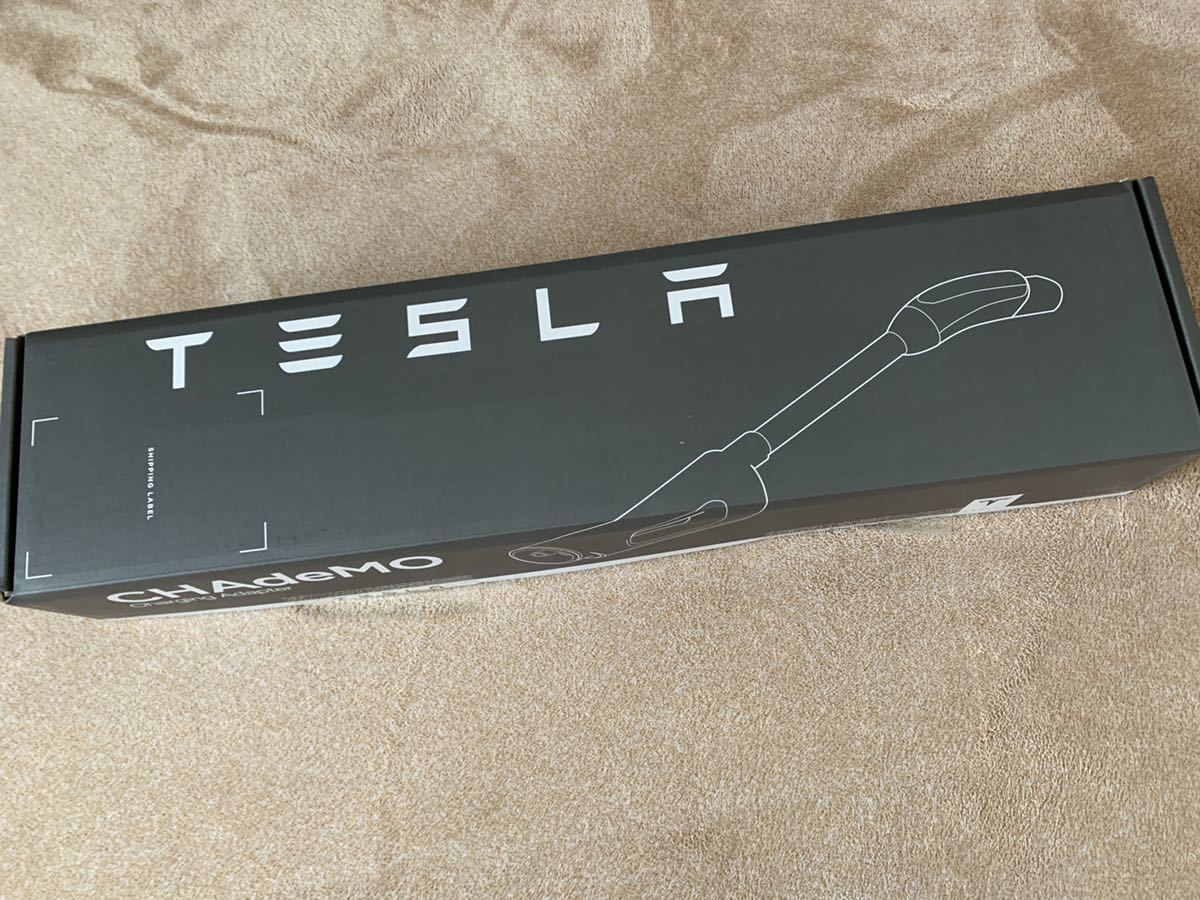 TESLA テスラ 純正 チャデモアダプター CHAdeMO ☆新品未使用☆ 撮影の