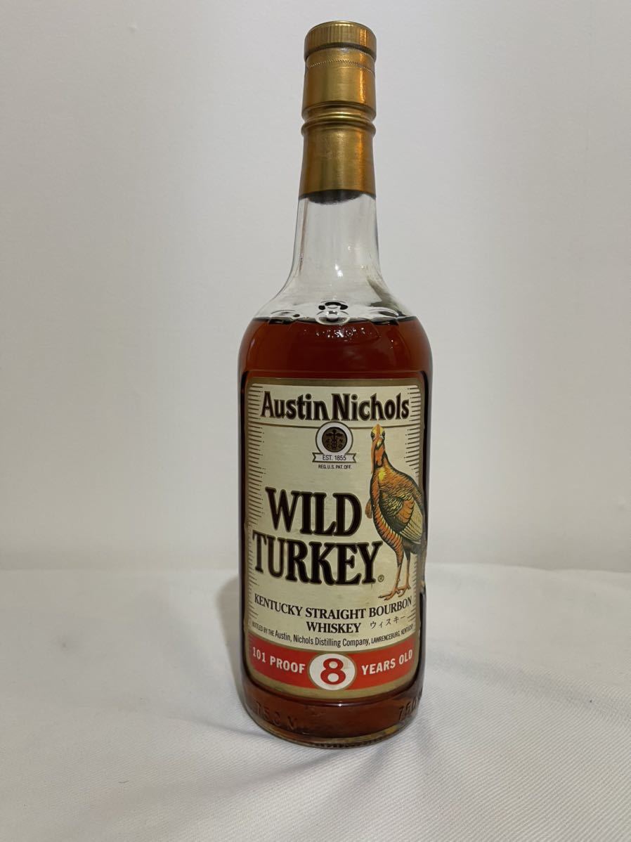 ワイルドターキー 8年 旧ラベル 750ml 未開栓 同梱可 1円スタート WILD