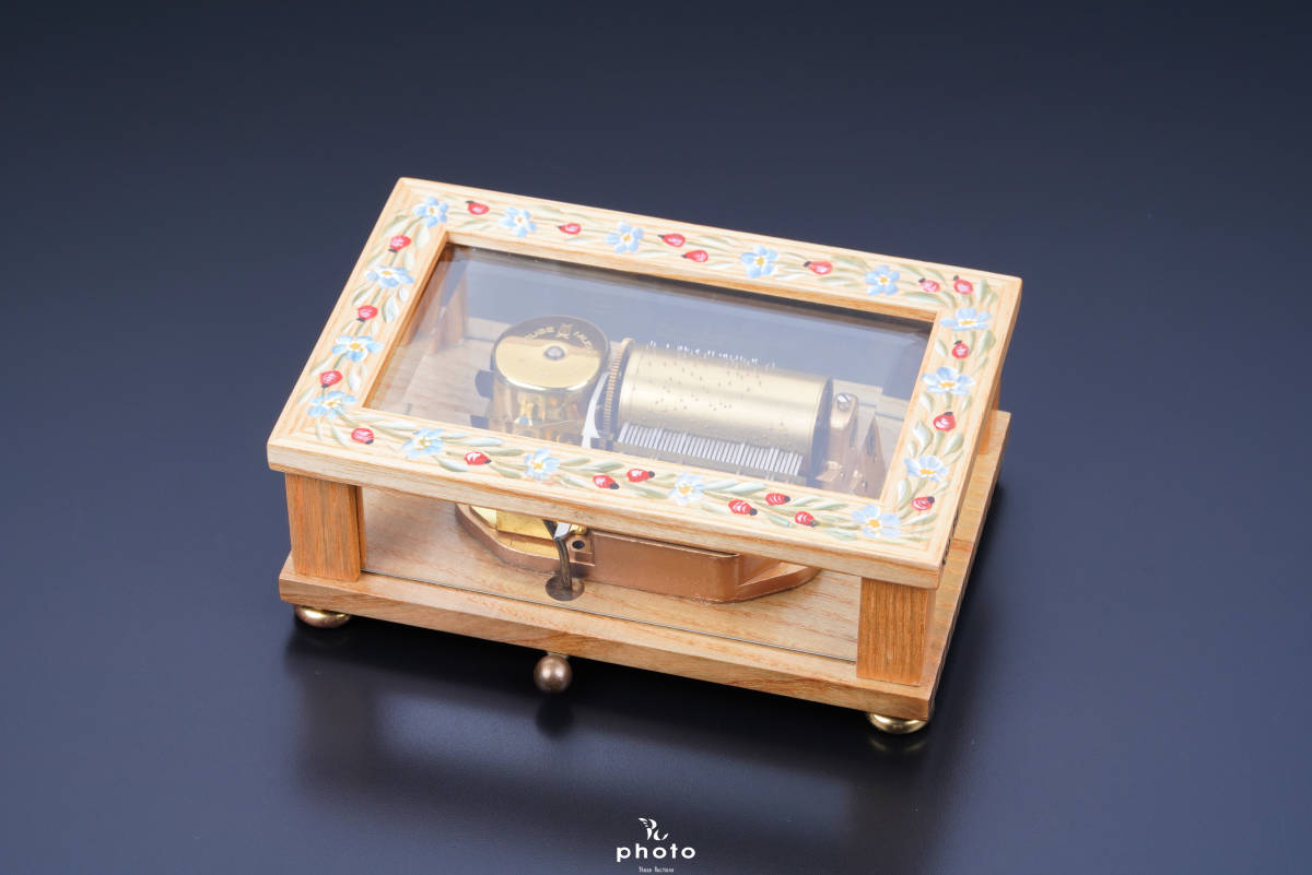 ☆極美品・動作〇☆ REUGE MUSIC リュージュ オルゴール Waltz Of The