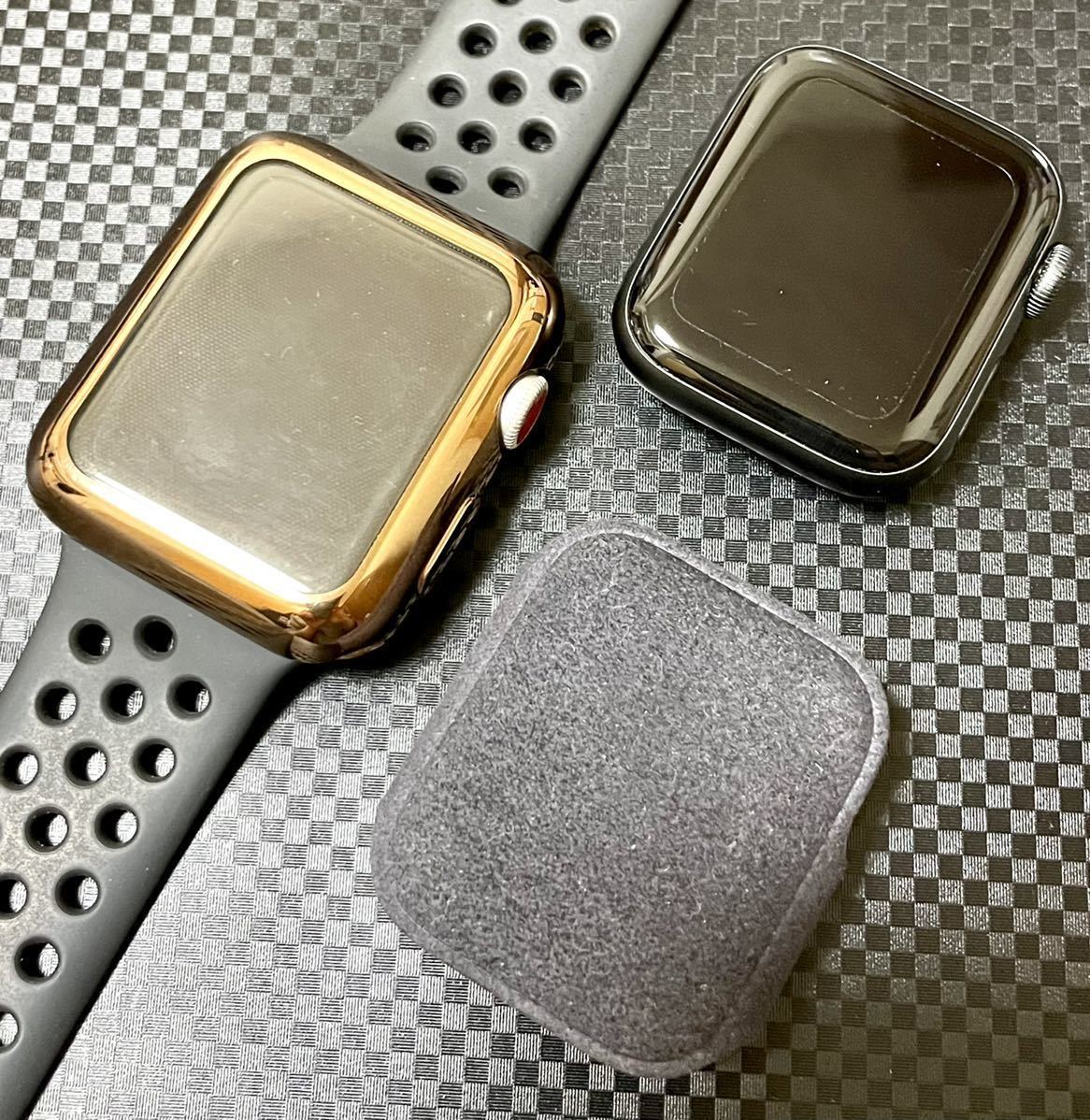 AppleWatch 4 stainless 44mm cellularジャンク 大人の上質 www.esn 