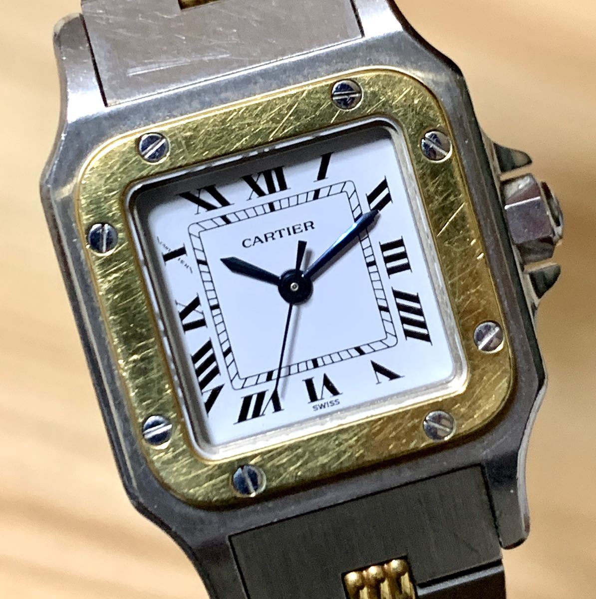 お試し価格！ カルティエ サントス 自動巻 腕時計 ジャンク