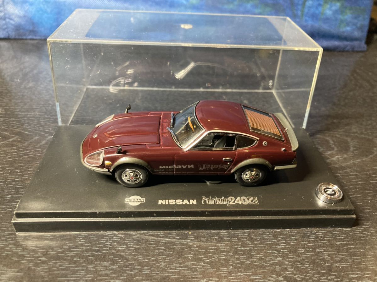 新品未展示品 京商 1/43 日産 フェアレディ240ZG Maroon grandelimite