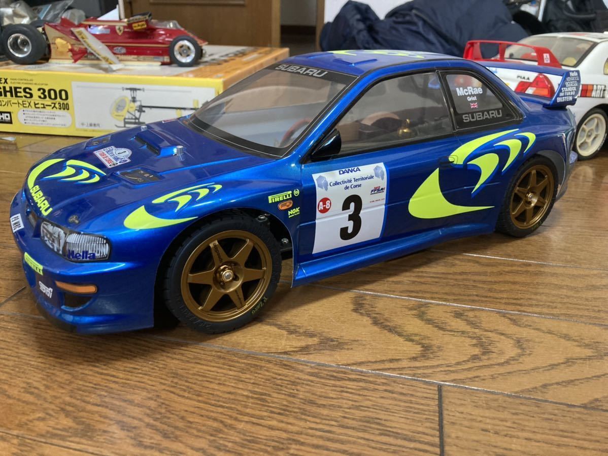 Tamiya ラジコンカー インプレッサ ta03 Yahoo!オークション - タミヤ1/10電動RCカーシリーズ スバル