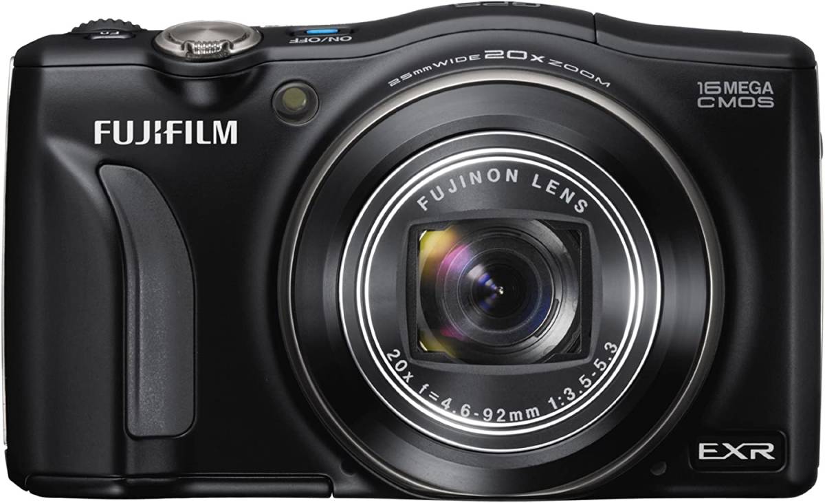 FUJIFILM デジタルカメラ FinePix F770EXR 光学20倍 ブラック F FX-F770EXR 高い品質 信頼 中古品