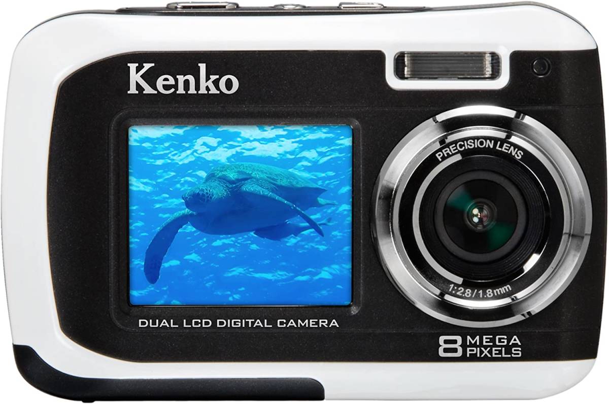 Kenko おトク デュアルモニターデジタルカメラ DSC880DW IPX8相当防水 5☆大好評 中古品