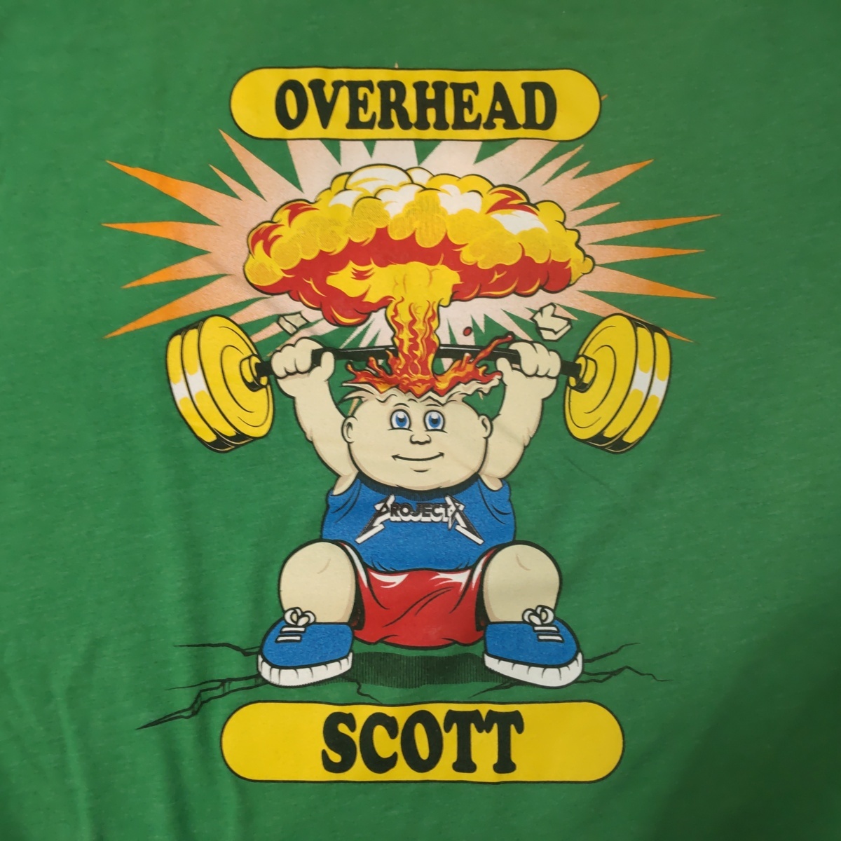 Project X 古着 アメリカ 海外 キャラクター プリント Tシャツ Overhead Scott 緑色 イラスト キャラクター 売買されたオークション情報 Yahooの商品情報をアーカイブ公開 オークファン Aucfan Com