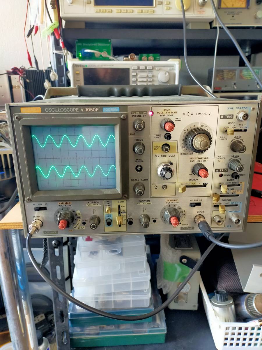 Yahoo!オークション - 日立 オシロスコープ V-1050F Yahoo!オークション - 日立 オシロスコープ V-1050F