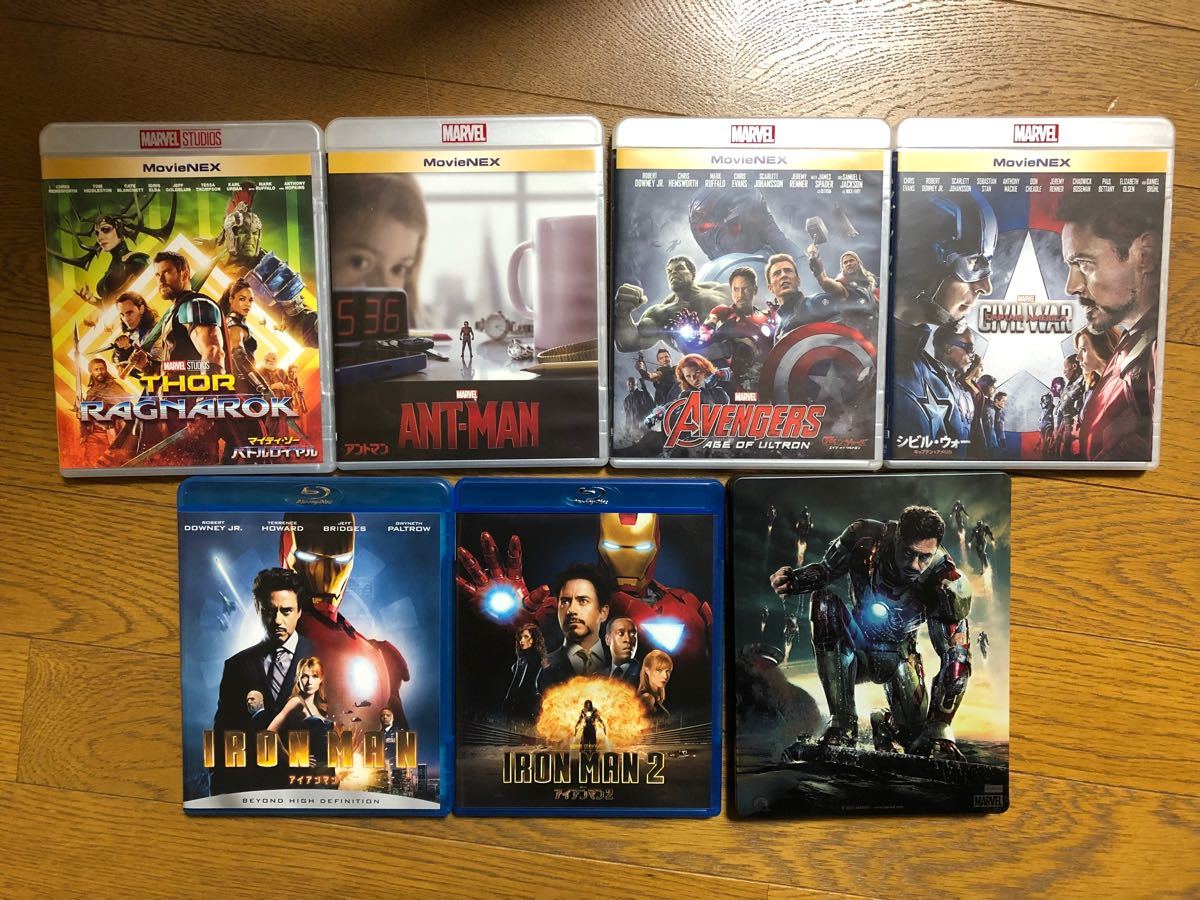 MARVEL映画 Blu-ray7作品セット マーベル MARVEL Blu-ray 7作品
