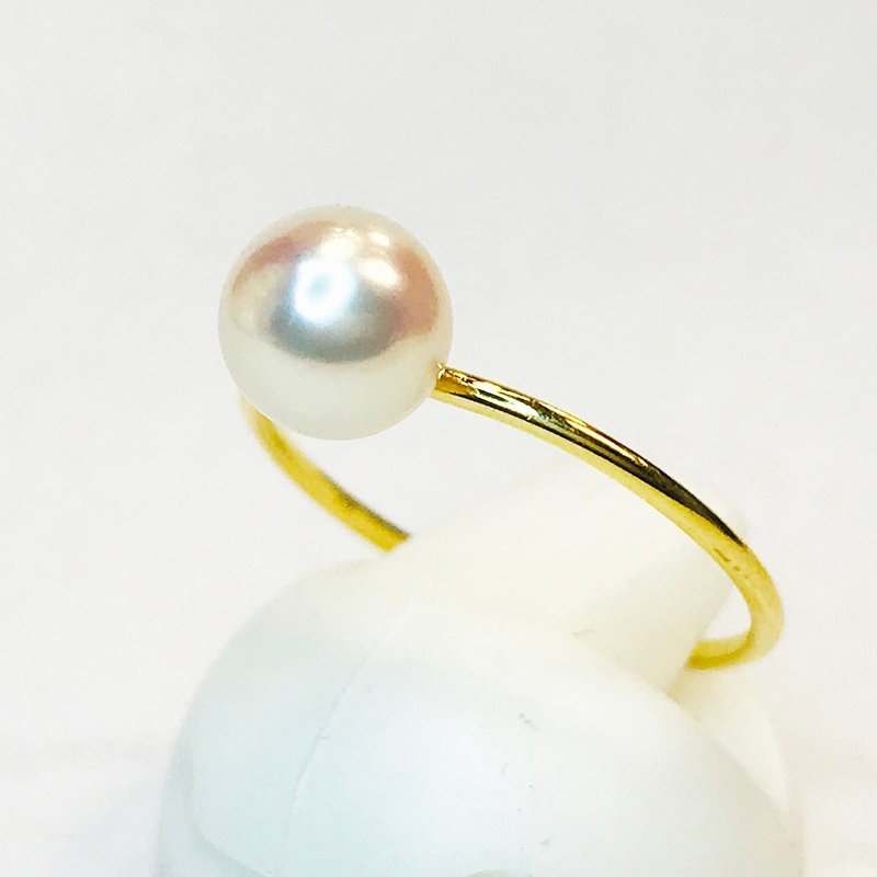 qoj.YEE03 K18 真珠 パール 6mm珠 リング 指輪 Ring の商品詳細 | 日本