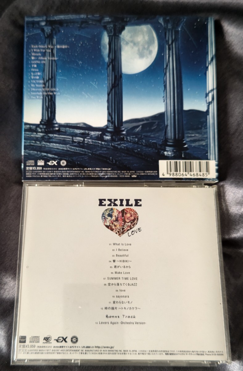 値下げ！期間限定特別価格！EXILE　CDアルバム２枚セット！