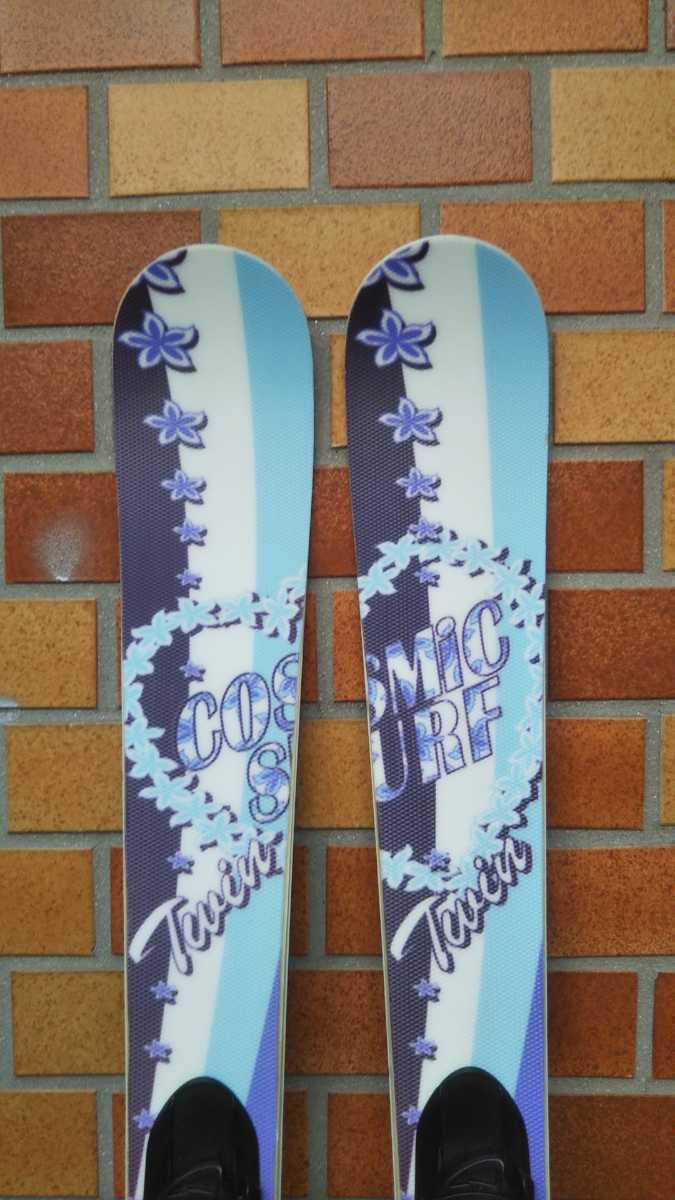 ブランド品専門の コスミックサーフ ミッドスキー 120cmケース付き - スキーボード
