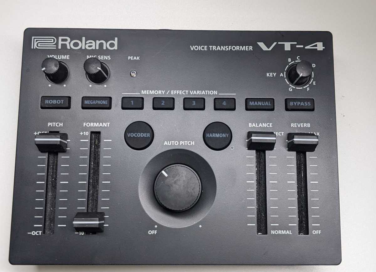 きれい ROLAND VT-4 Voice Transformer ボイストランスフォーマー 通販