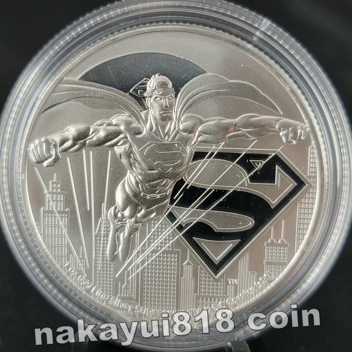 2021 1オンス 銀貨 superman 発行数15000! dragonskin.com.br
