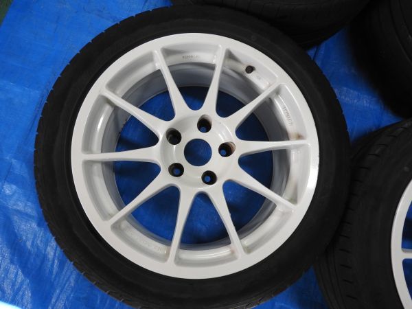 ⑯ CT9W CT9A エボ9 エンケイ WRC TARMAC EVO 17インチ 8.5J +35 114.3 5H ENKEI 4本 ASSY トミマキ ラリーアート ランエボ EVO7 8 CP9A 6_画像3