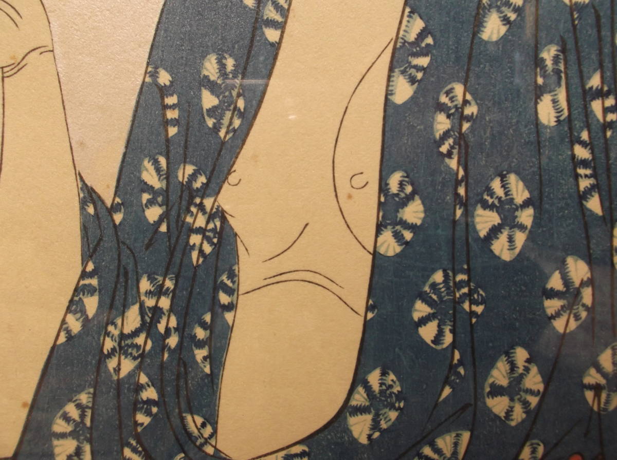雲母摺り木版画 浮世絵 相観歌麿考画 婦女人相十品
