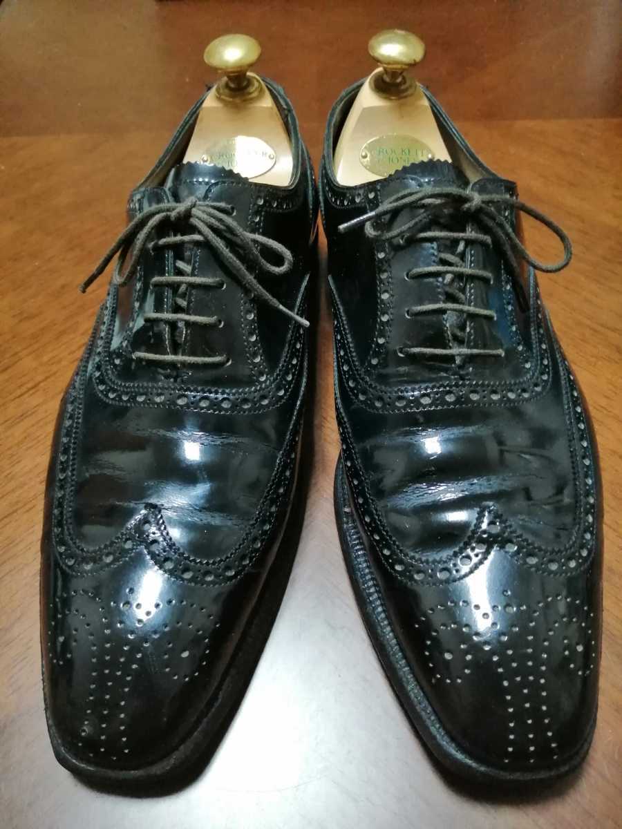 古典 65.CROCKETTJONES CANTERBURY ウィングチップ 6E econet.bi