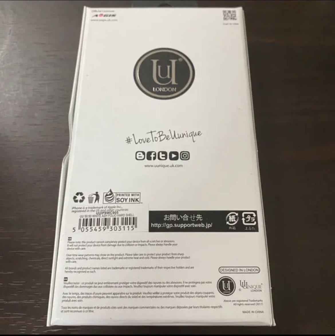 品数豊富 Iphone X 手帳型 Ash Folio Hard Shell ホワイト Lacistitis Es