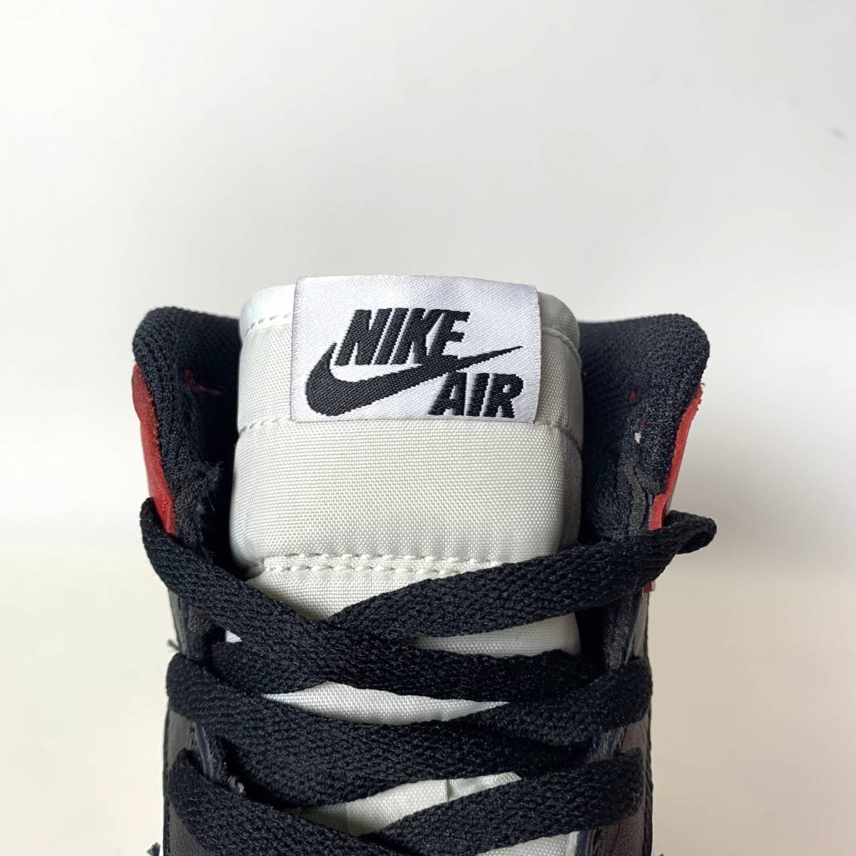 貴重 12年製 正規品 NIKE AIR JORDAN 1 RETRO HIGH OG 2013 BLACK TOE