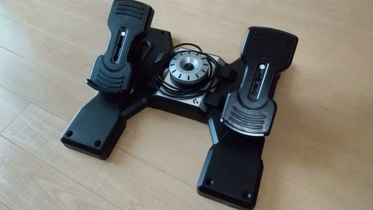Logicool FLIGHT RUDDER PEDALS ロジクール フライト ラダー ペダル Logicool FLIGHT RUDDER PEDALS ロジクール フライト ラダー ペダル