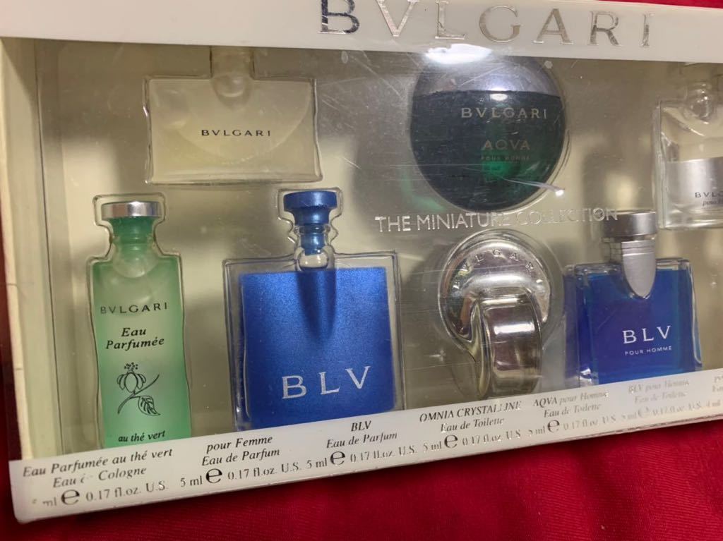 ブルガリ BVLGARIミニ香水 THE MINIATURE COLLECTION 5ml 4ml 