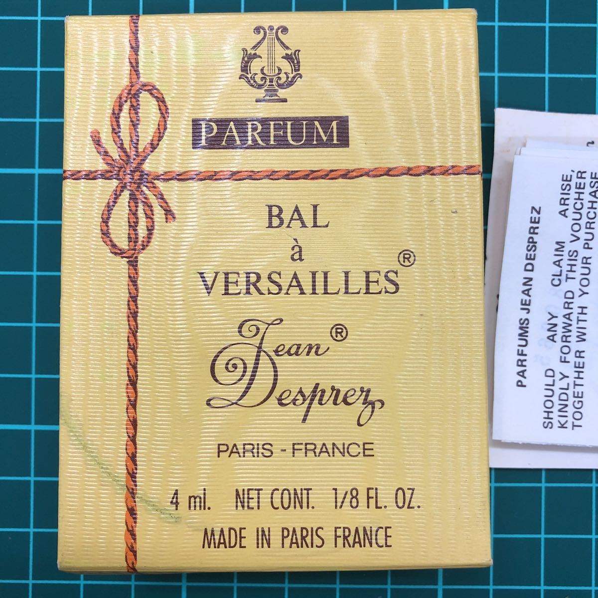 BAL a Versailles Jean Desprey ヴェルサイユ ミニボトル ミニ香水 4ml 未使用品_画像6