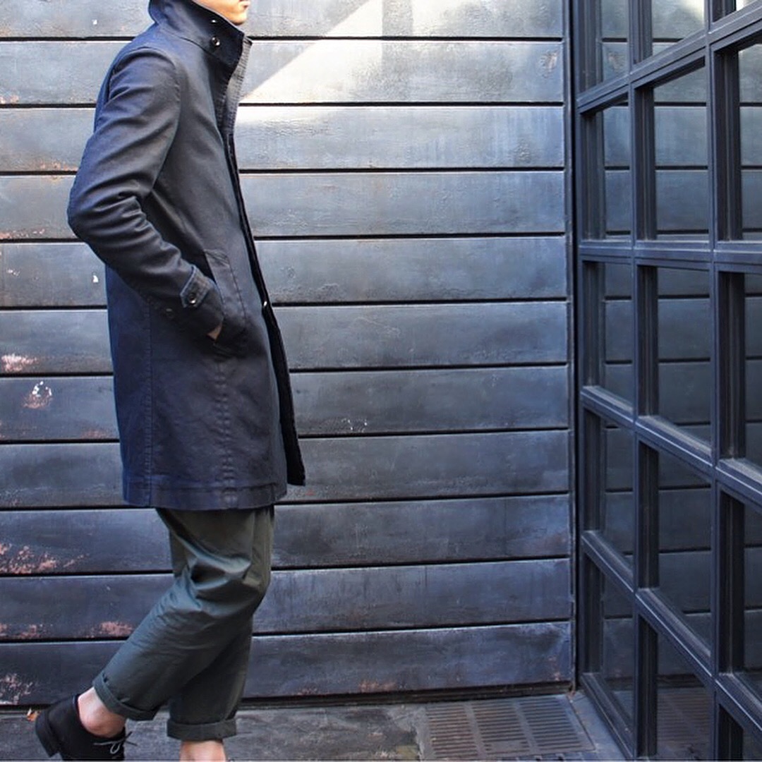 junhashimoto STAND COLLAR COAT スタンドカラーコート ストレッチ
