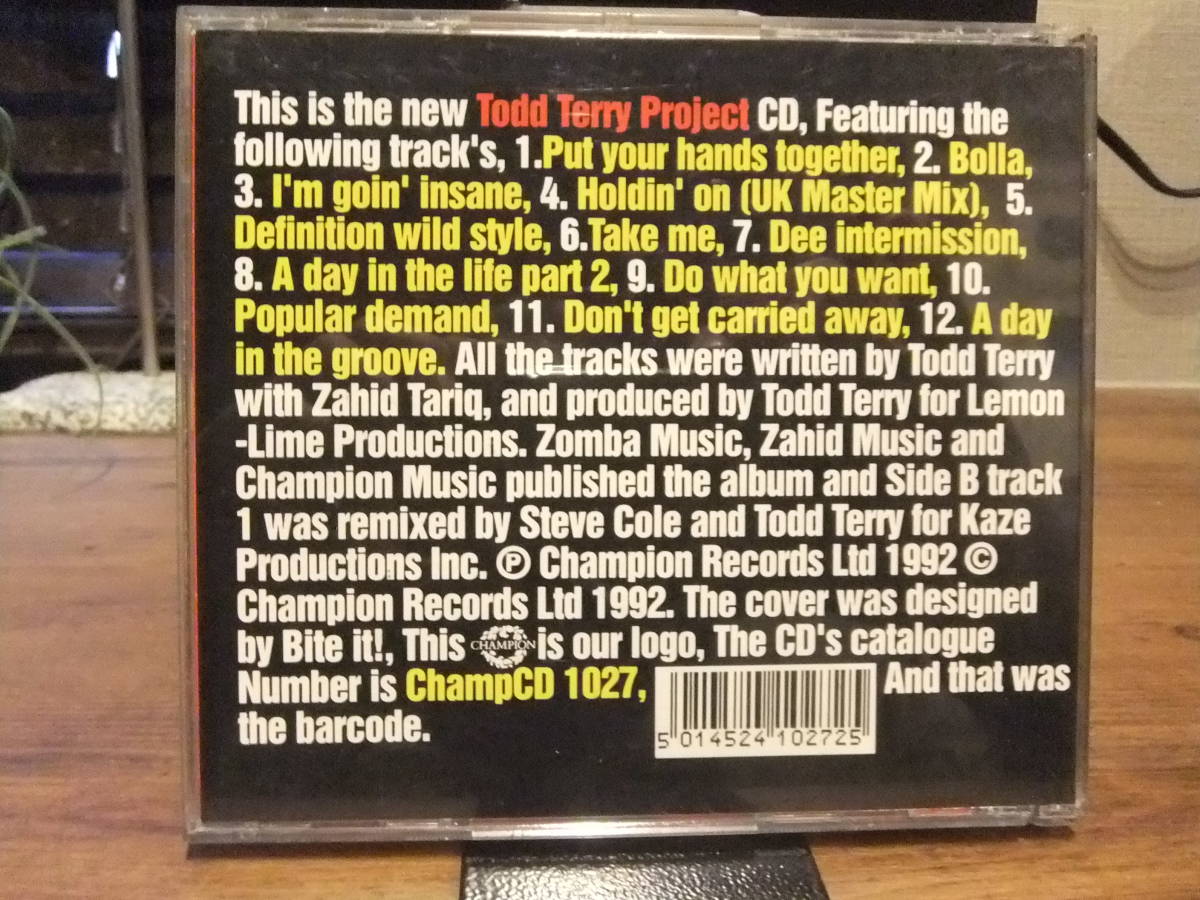CD エレクトロ/ハウス/ヒップホップ/ブレイクビート[Todd Terry Project/Todd Terry Project CD]This is the new Todd Terry Project CD_画像2