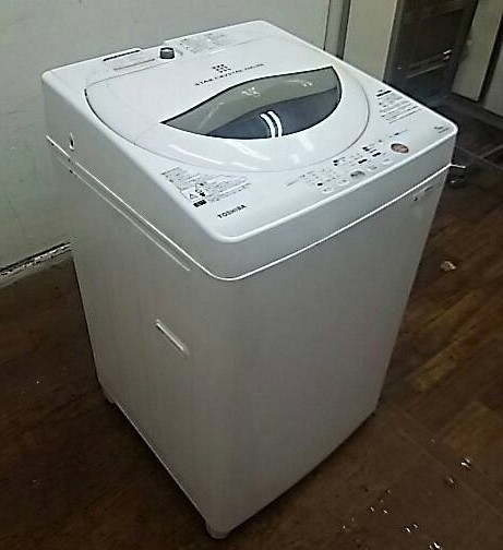 送料無料T48070 TOSHIBA 東芝 電気洗濯機 AW-50GL 5.0kg 2013年製