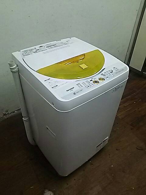 送料無料Y50236 SHARP　全自動電気洗濯機　ES-45E6　4.5kg