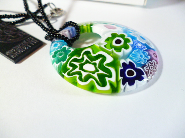 β Venetian murano glass ベネチアングラス ERCOLE MORETTI ペンダント